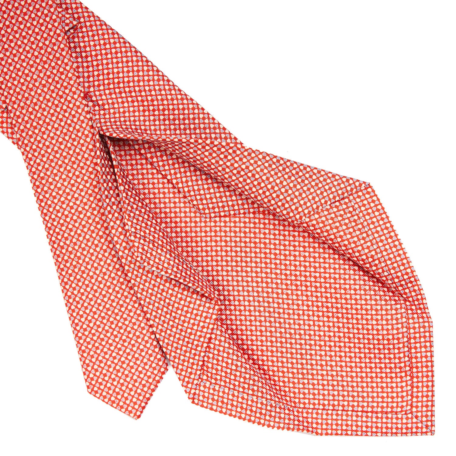 RED 5 FOLD SARTORIAL SILK TIE