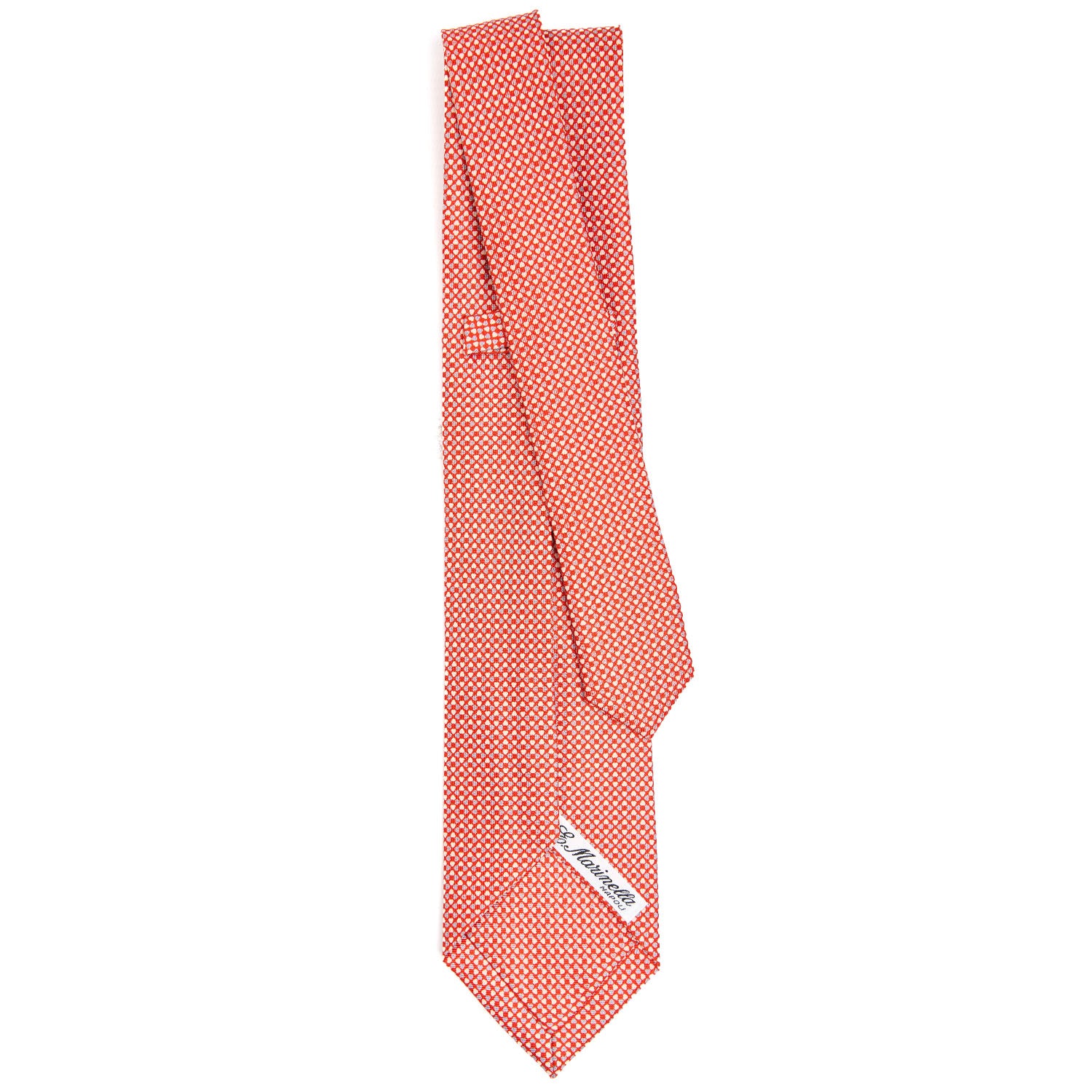 RED 5 FOLD SARTORIAL SILK TIE - Image 3