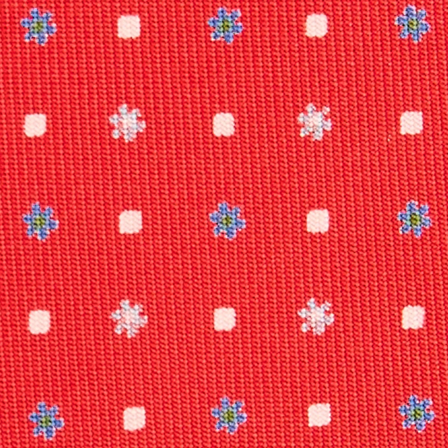 RED 5 FOLD SARTORIAL SILK TIE - Image 4