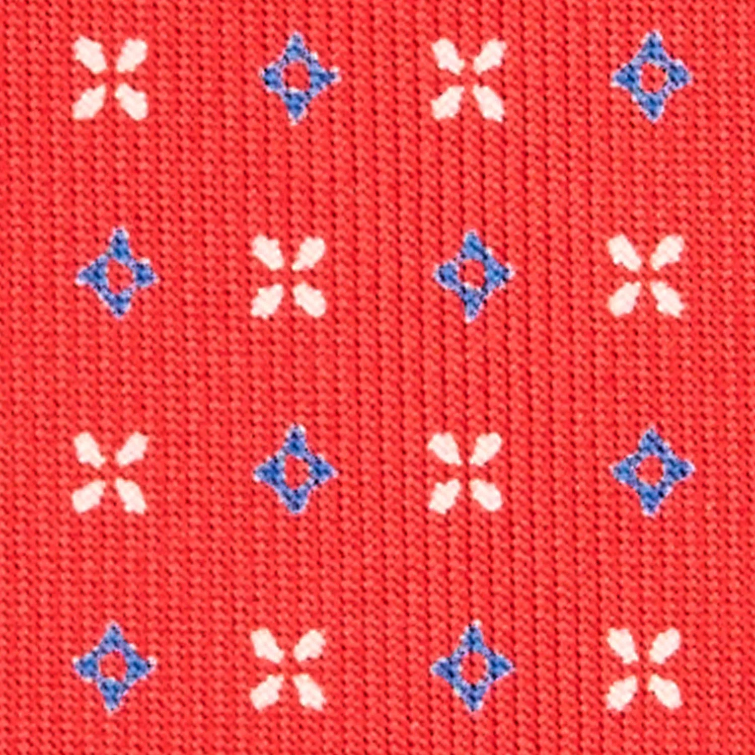 RED 7 FOLD SARTORIAL SILK TIE - Image 4