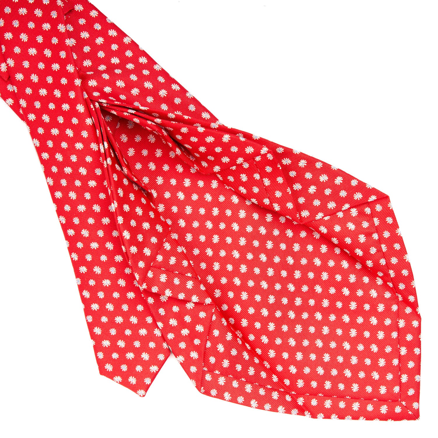 RED 9 FOLD SARTORIAL SILK TIE