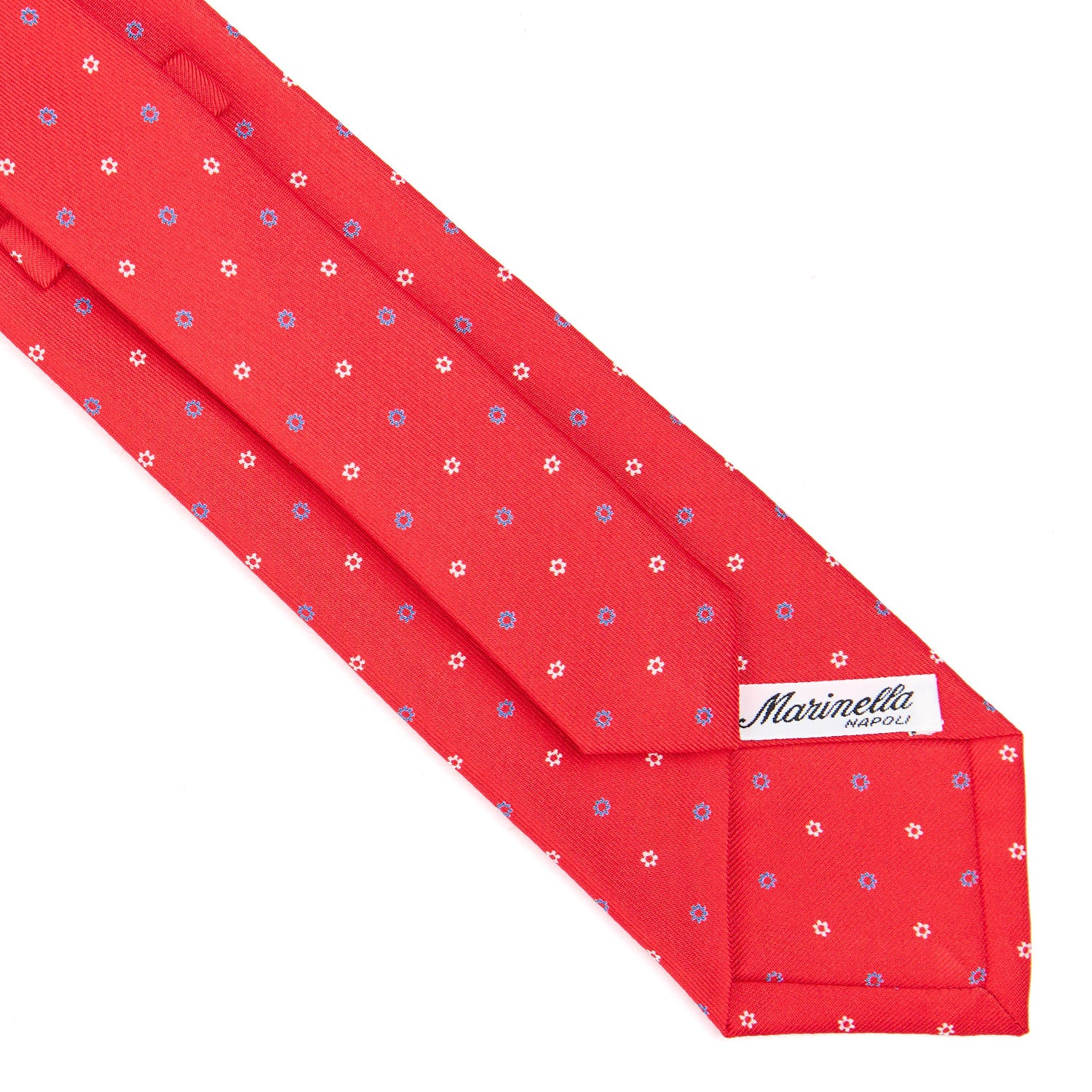 RED CLASSIC SILK TIE - Image 4