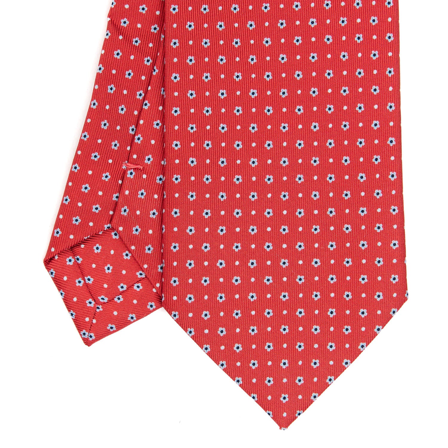 RED EXTRA LONG SARTORIAL SILK TIE