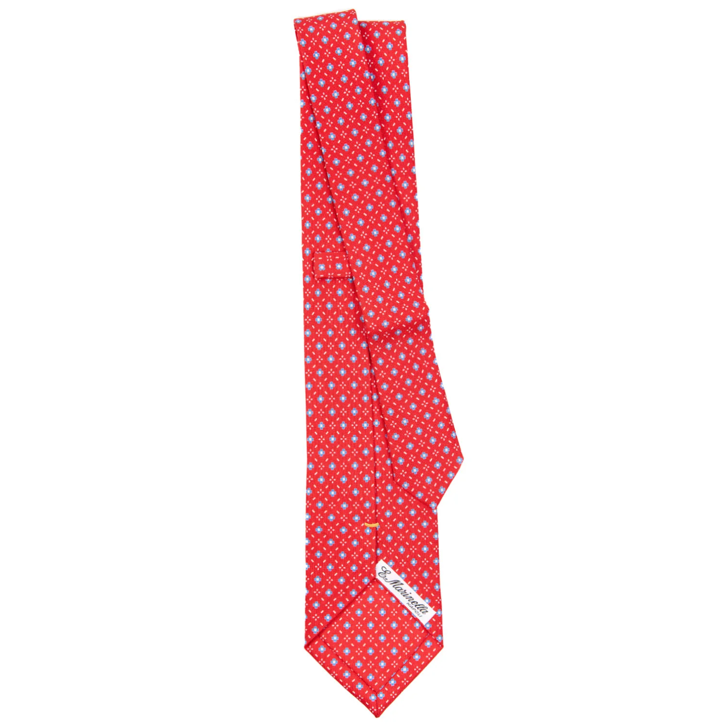 RED EXTRA LONG SARTORIAL SILK TIE - Image 3