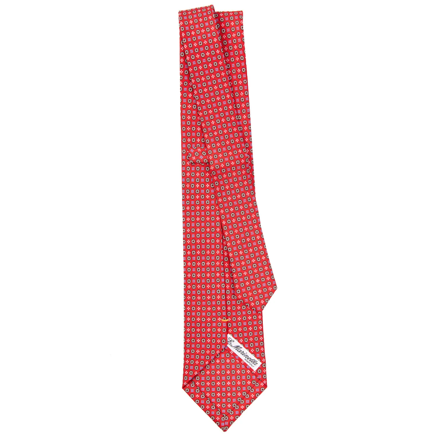 RED EXTRA LONG SARTORIAL SILK TIE - Image 3