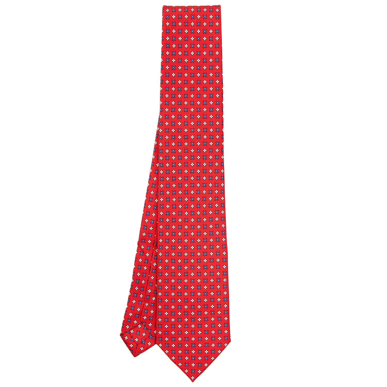RED EXTRA LONG SARTORIAL SILK TIE - Image 2