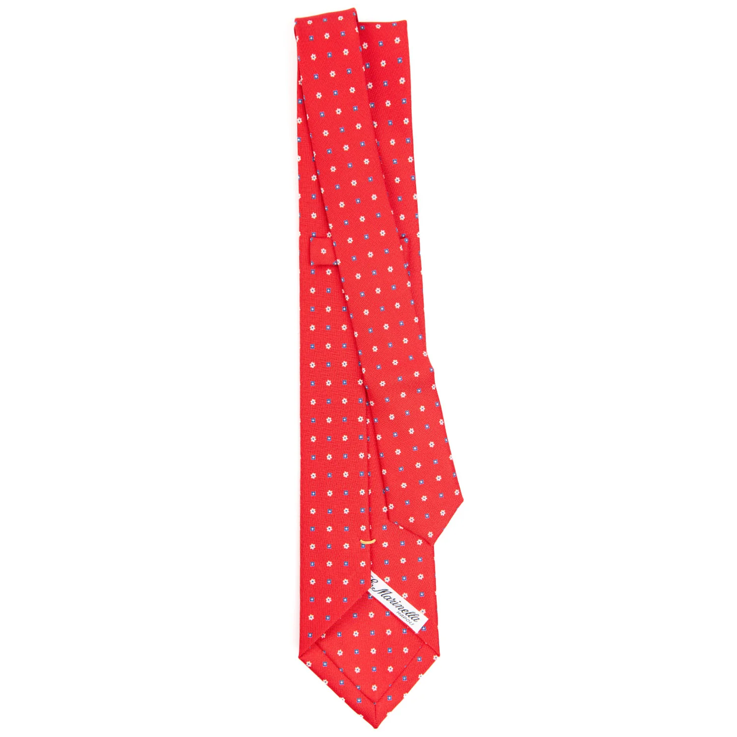 RED EXTRA LONG SARTORIAL SILK TIE - Image 3