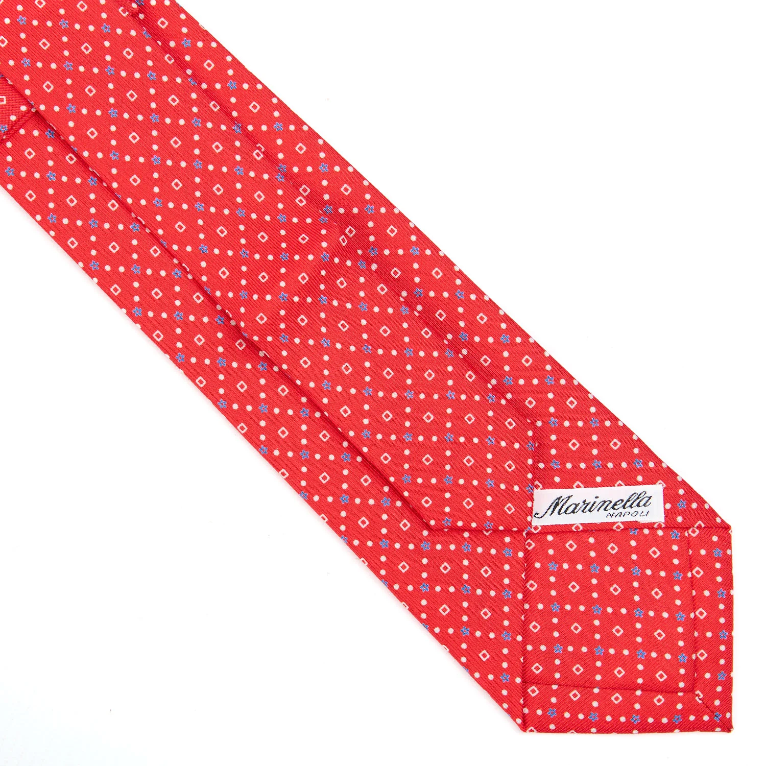 RED EXTRA LONG SARTORIAL SILK TIE - Image 4