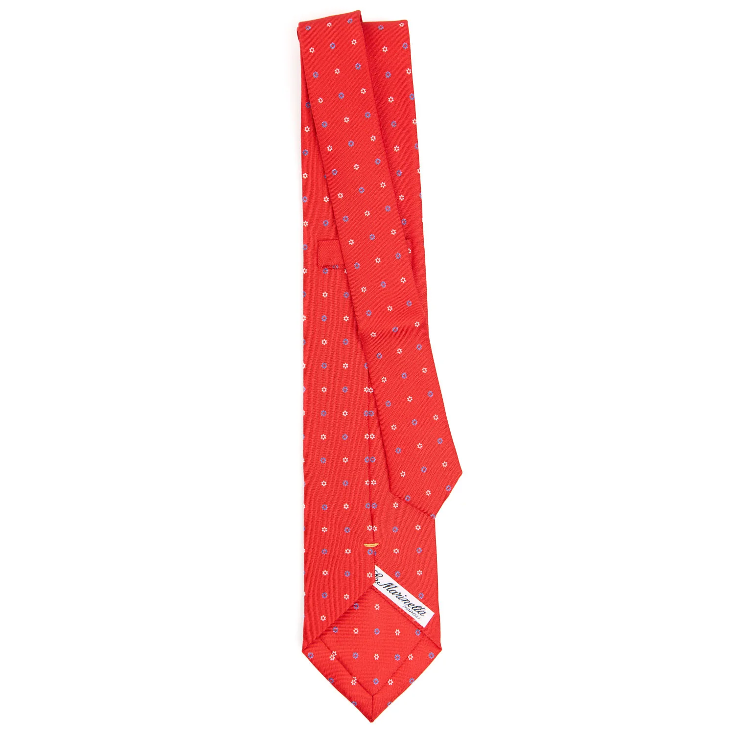 RED EXTRA LONG SARTORIAL SILK TIE - Image 3