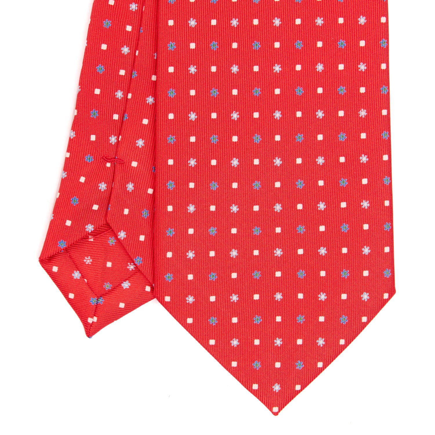 RED EXTRA LONG SARTORIAL SILK TIE