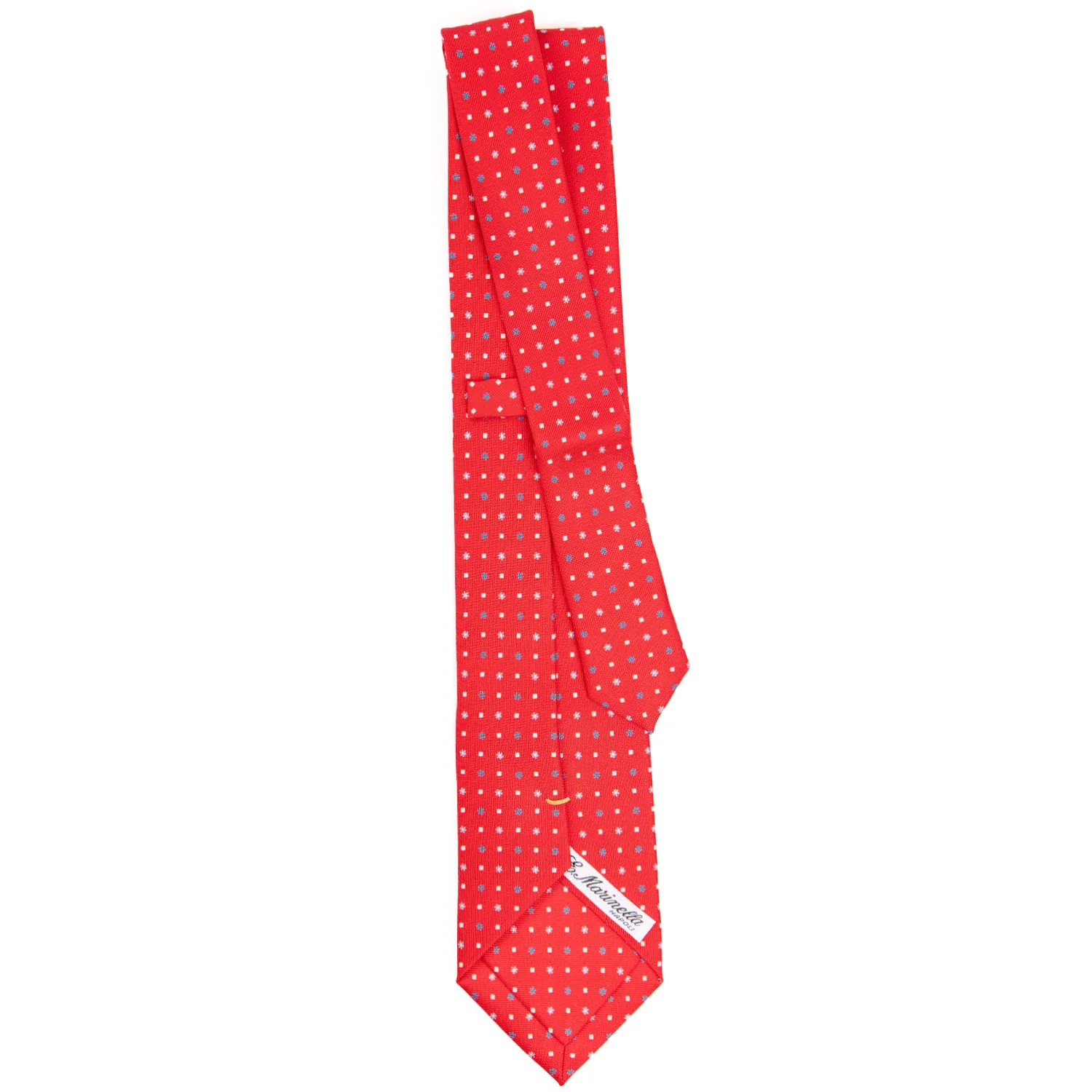 RED EXTRA LONG SARTORIAL SILK TIE - Image 3
