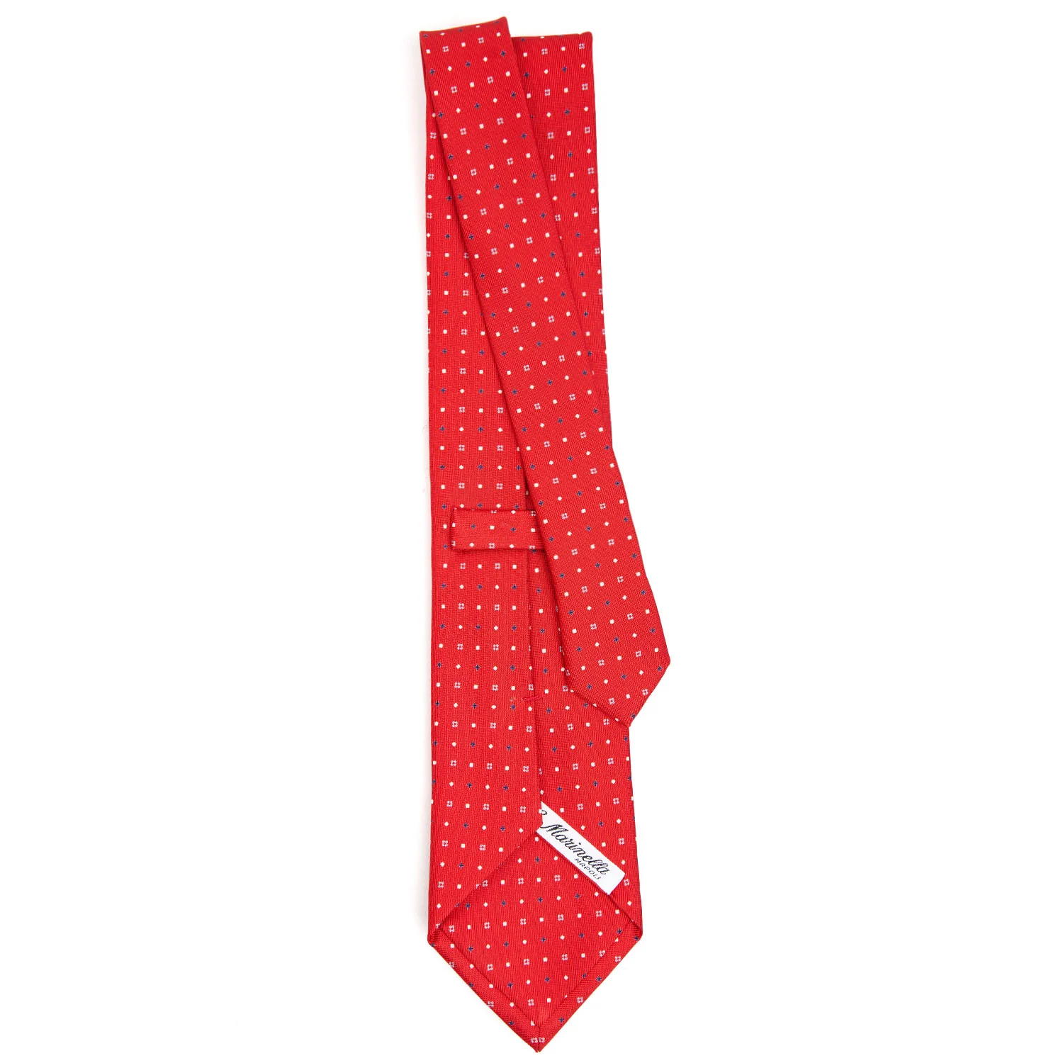 RED SARTORIAL CLASSIC SILK TIE - Image 3