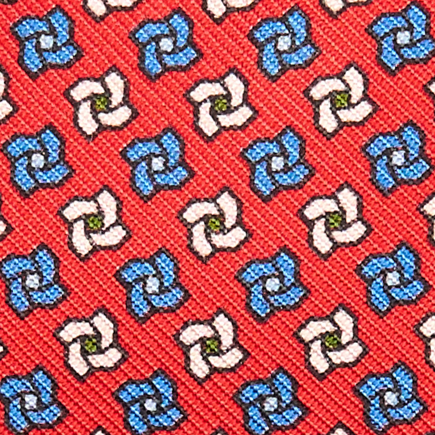RED SILK BOWTIE TO SELF-TIE - Image 2
