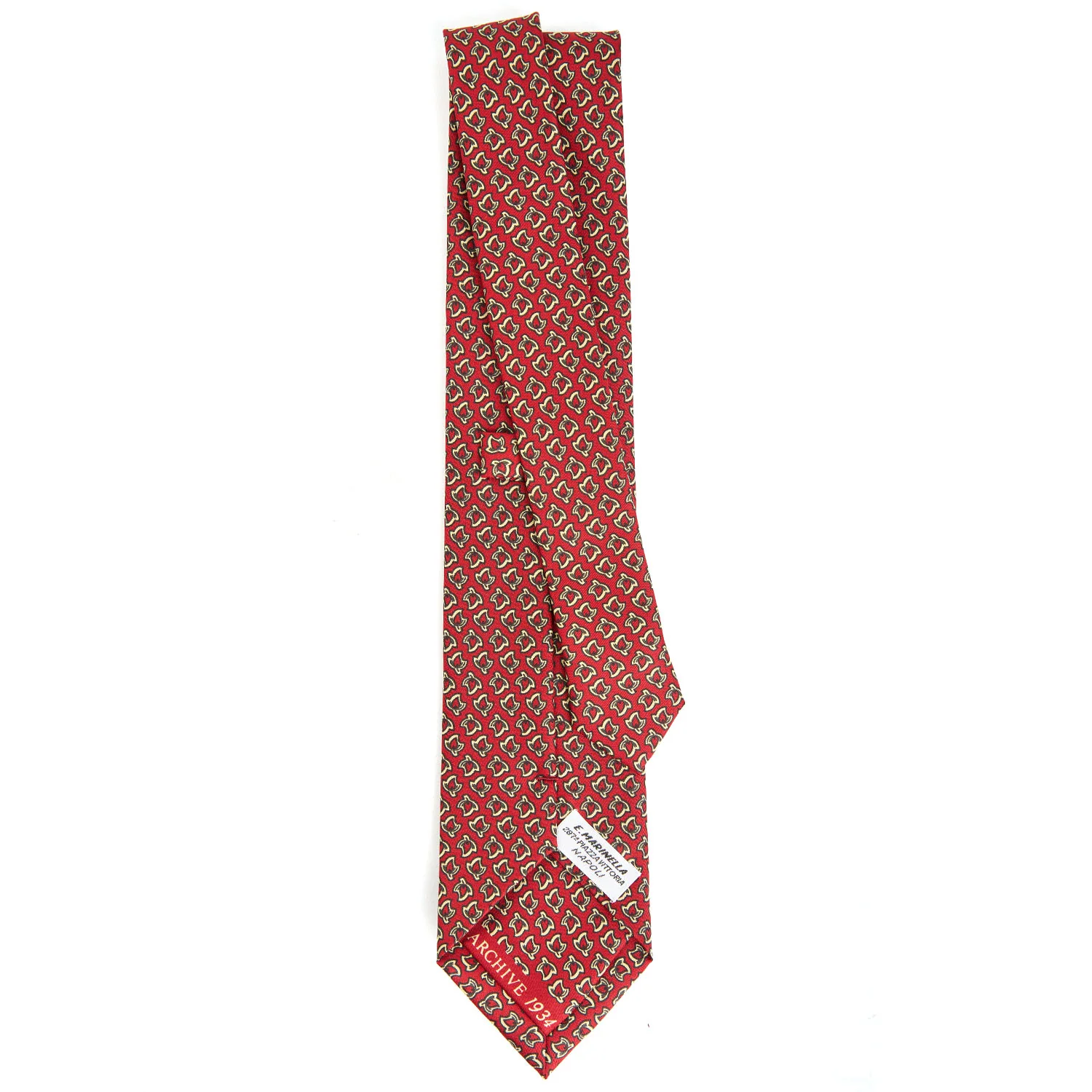 RED SILK TIE - Image 3