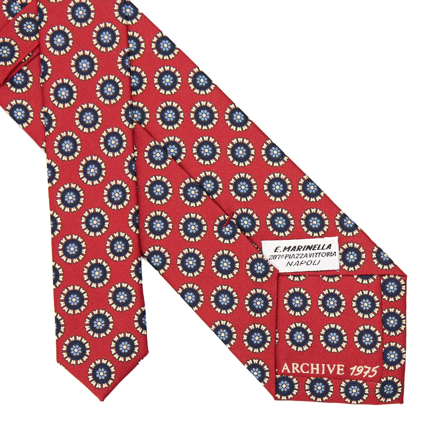 RED SILK TIE