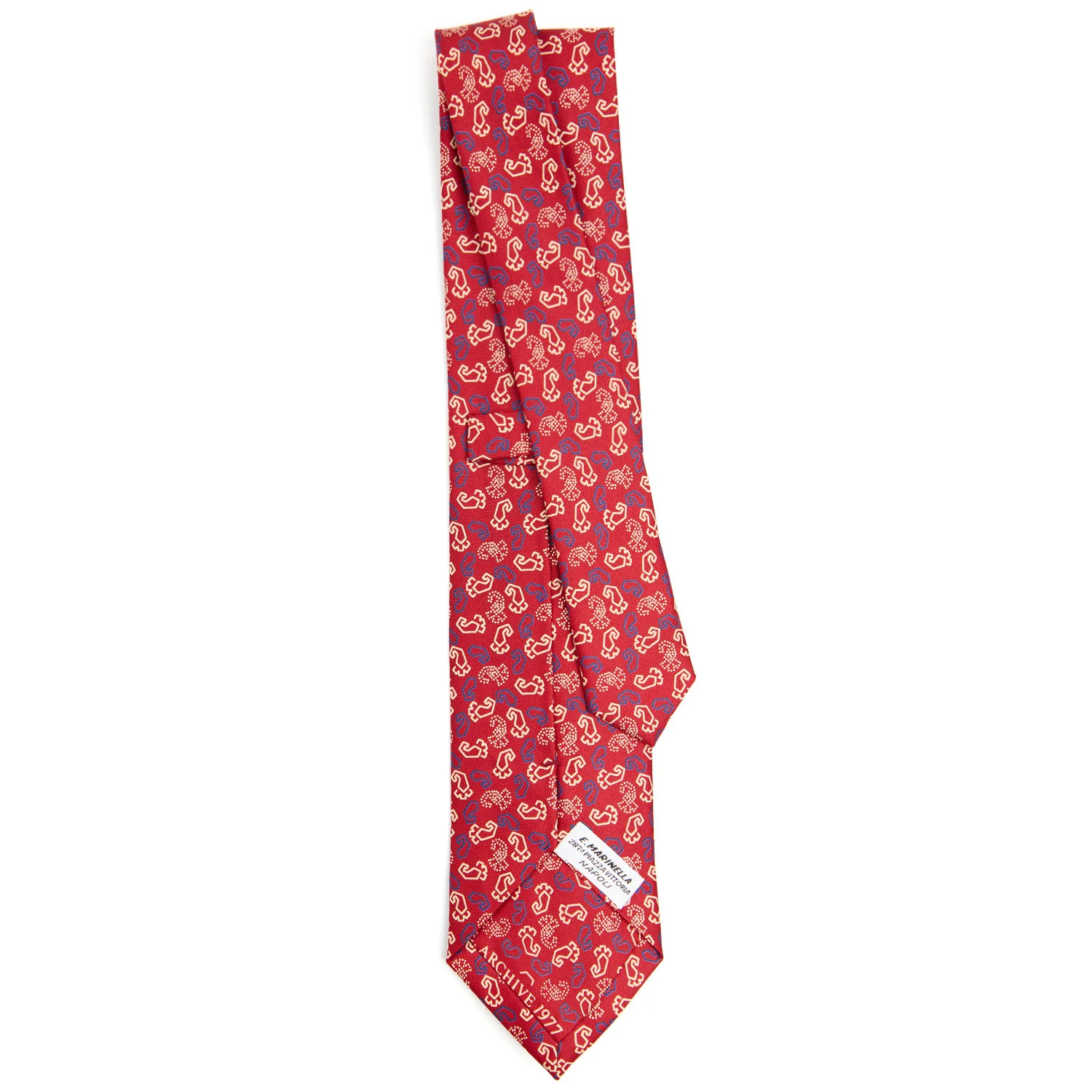 RED SILK TIE - Image 3