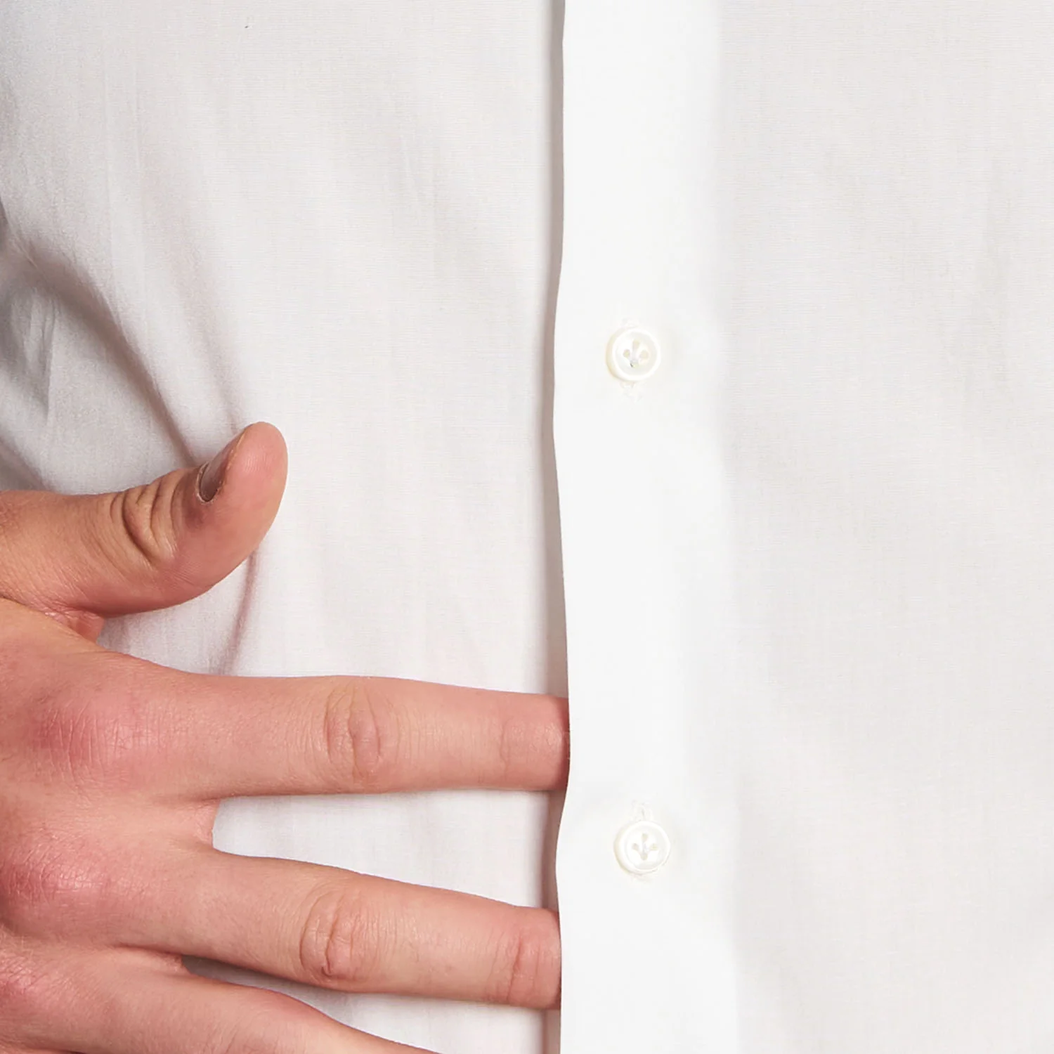 REGULAR WHITE CLASSIC SHIRT - Image 3