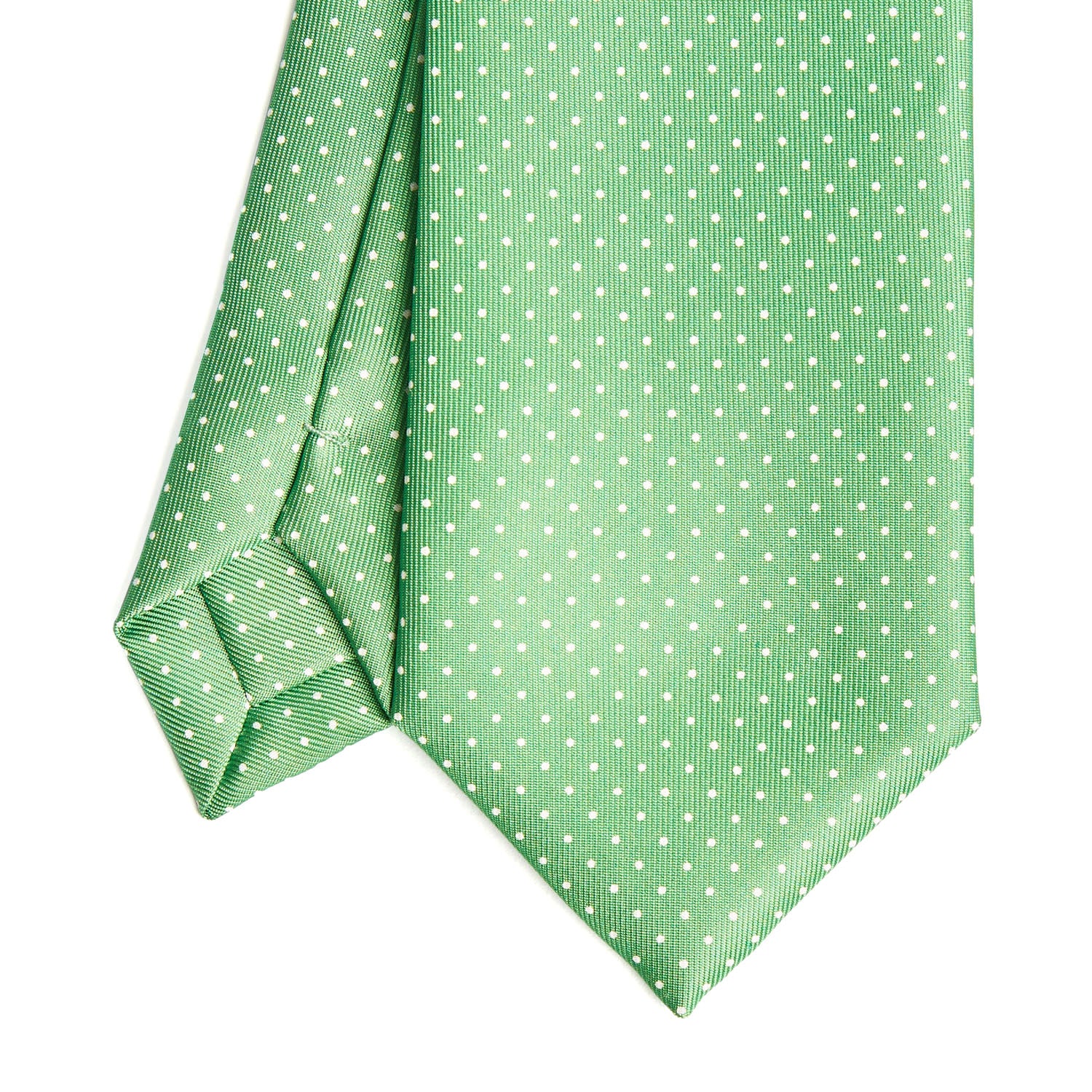 GREEN SARTORIAL CLASSIC SILK TIE