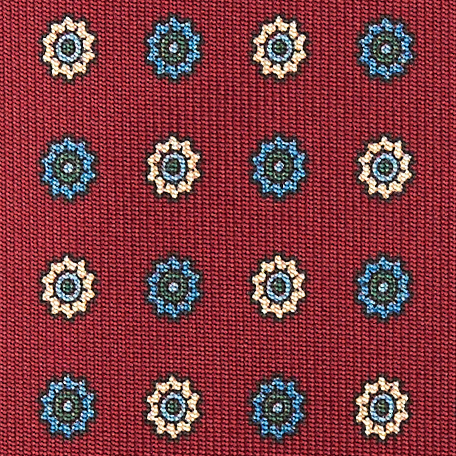BURGUNDY SARTORIAL CLASSIC SILK TIE - Image 5