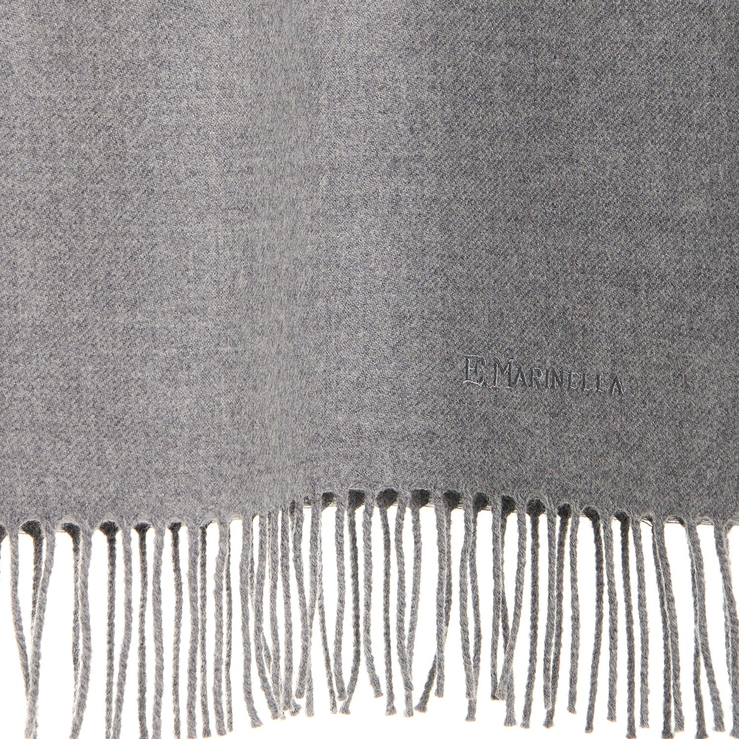 GREY SOLID SCARF - Image 4