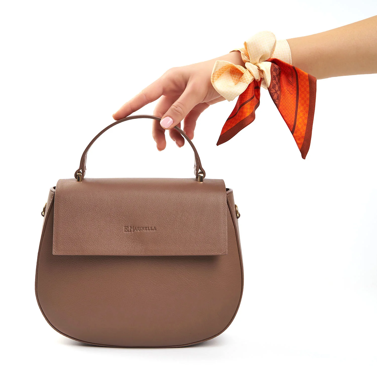 TAUPE CLEO BAG - Image 6