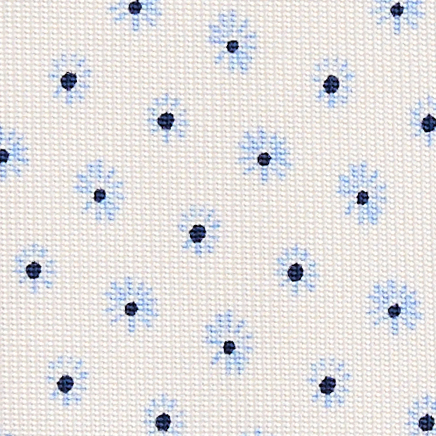 WHITE 7 FOLD SARTORIAL SILK TIE - Image 4