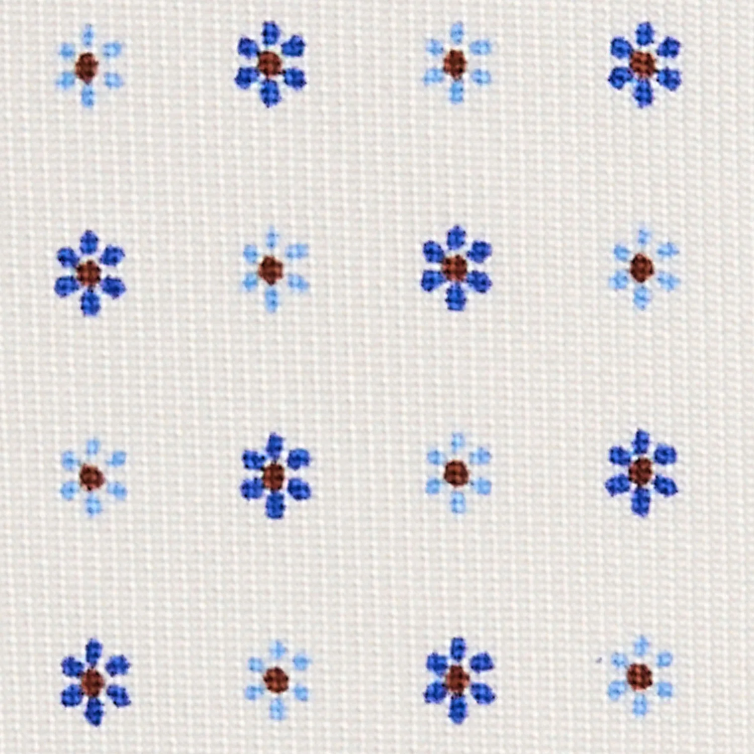 WHITE 7 FOLD SARTORIAL SILK TIE - Image 4