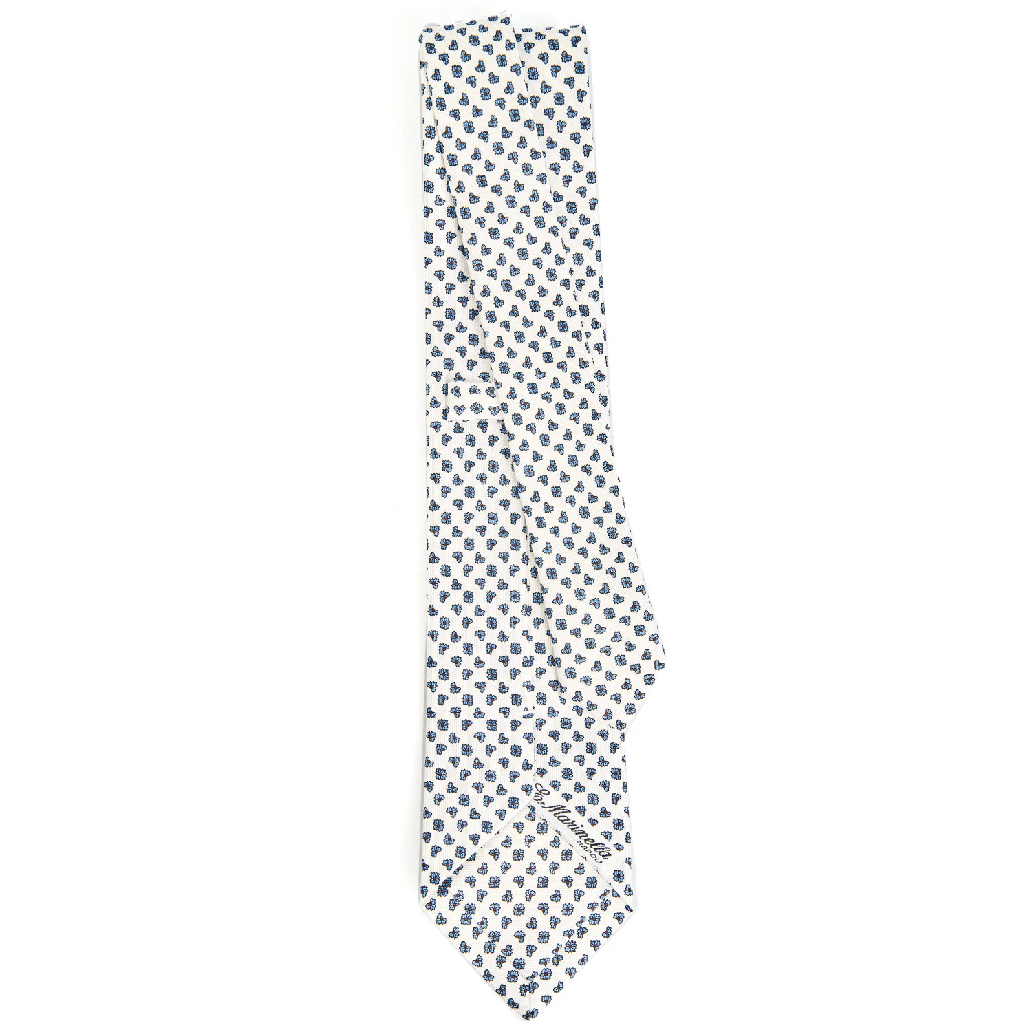 WHITE SARTORIAL CLASSIC SILK TIE - Image 3