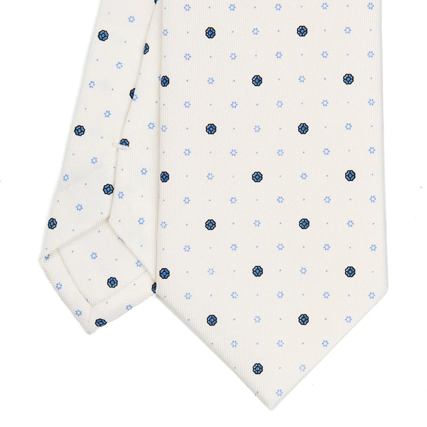 WHITE CLASSIC SILK TIE