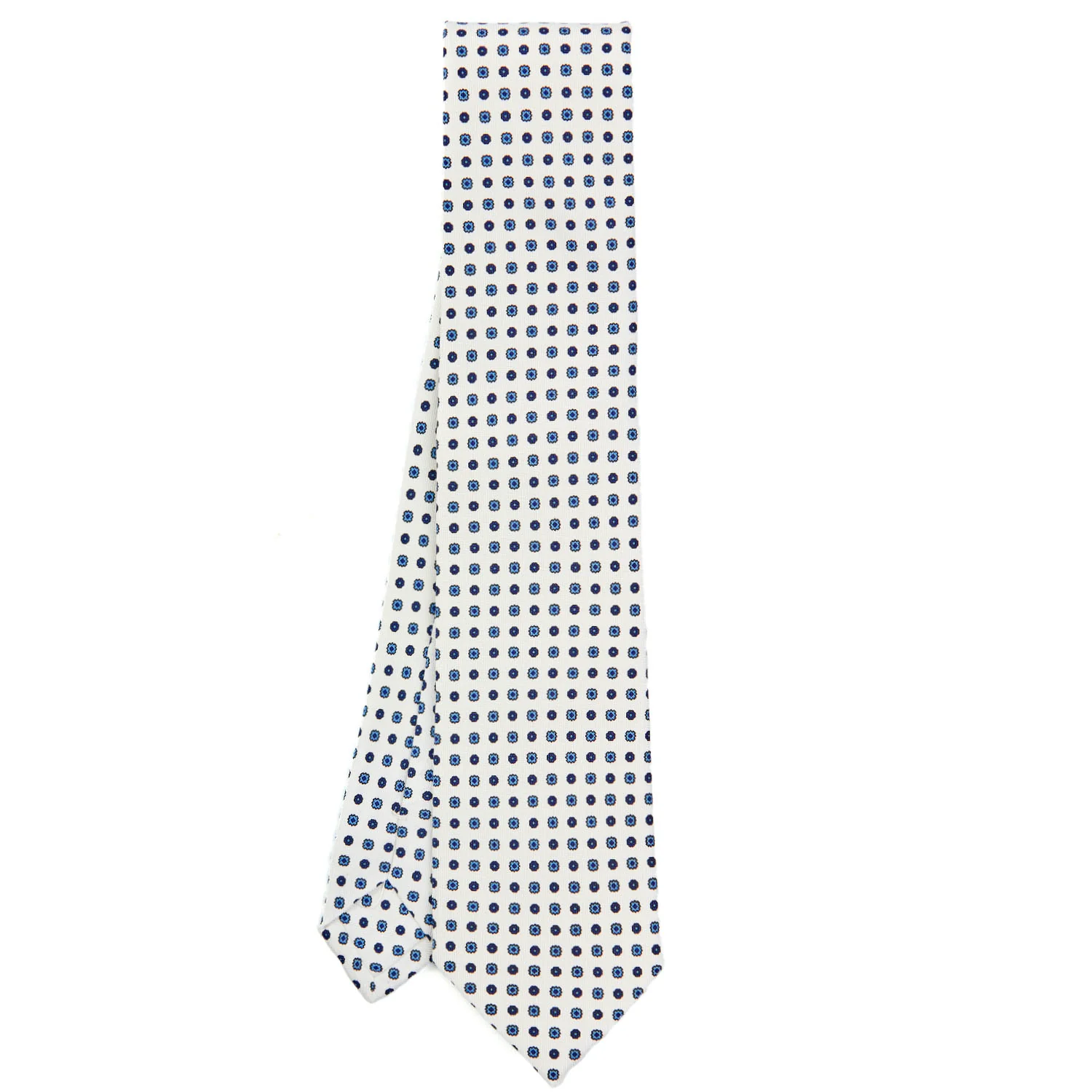 WHITE SARTORIAL CLASSIC SILK TIE - Image 2
