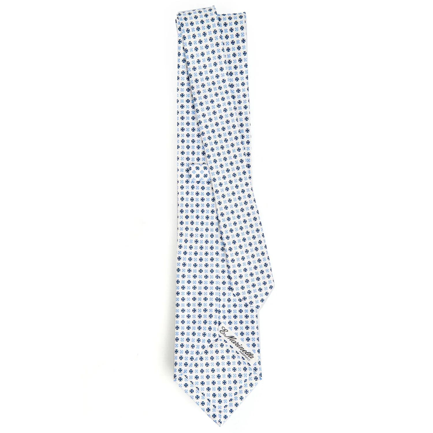 WHITE CLASSIC SILK TIE - Image 3