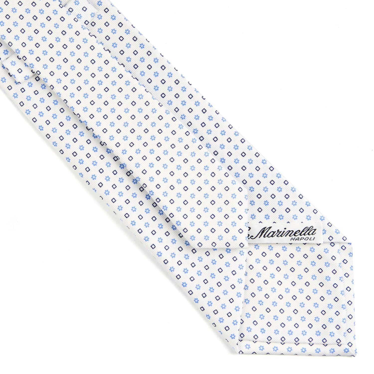 WHITE SARTORIAL CLASSIC SILK TIE - Image 4