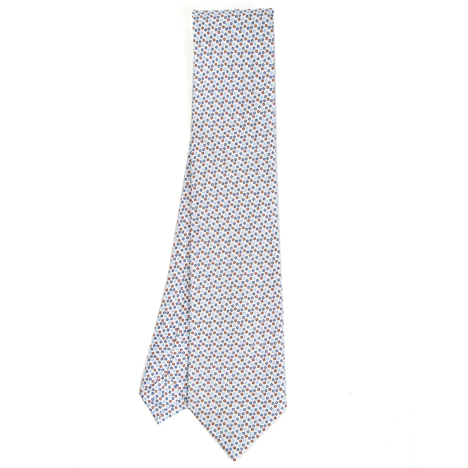 WHITE SARTORIAL CLASSIC SILK TIE - Image 2