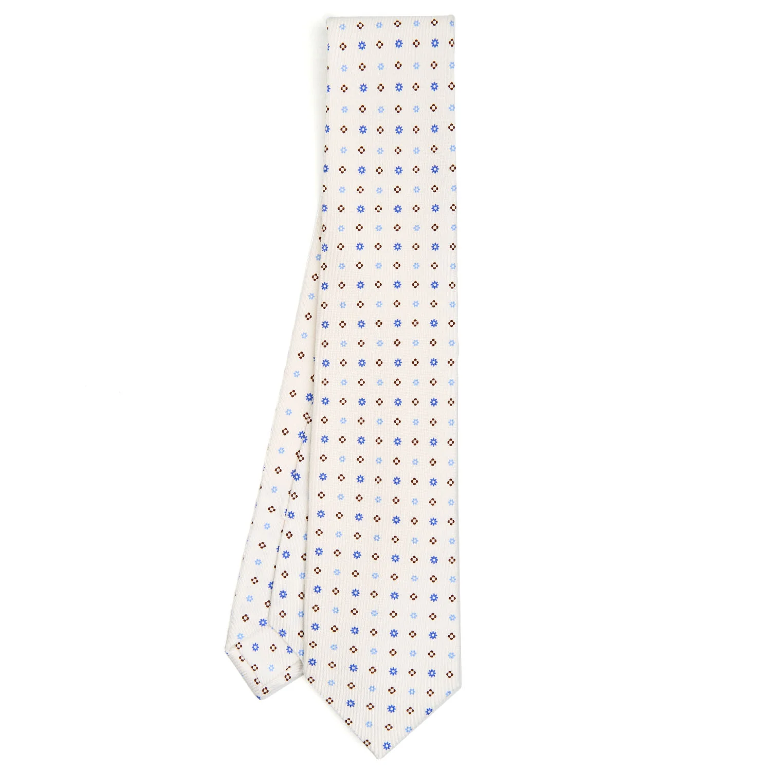 WHITE SARTORIAL CLASSIC SILK TIE - Image 2