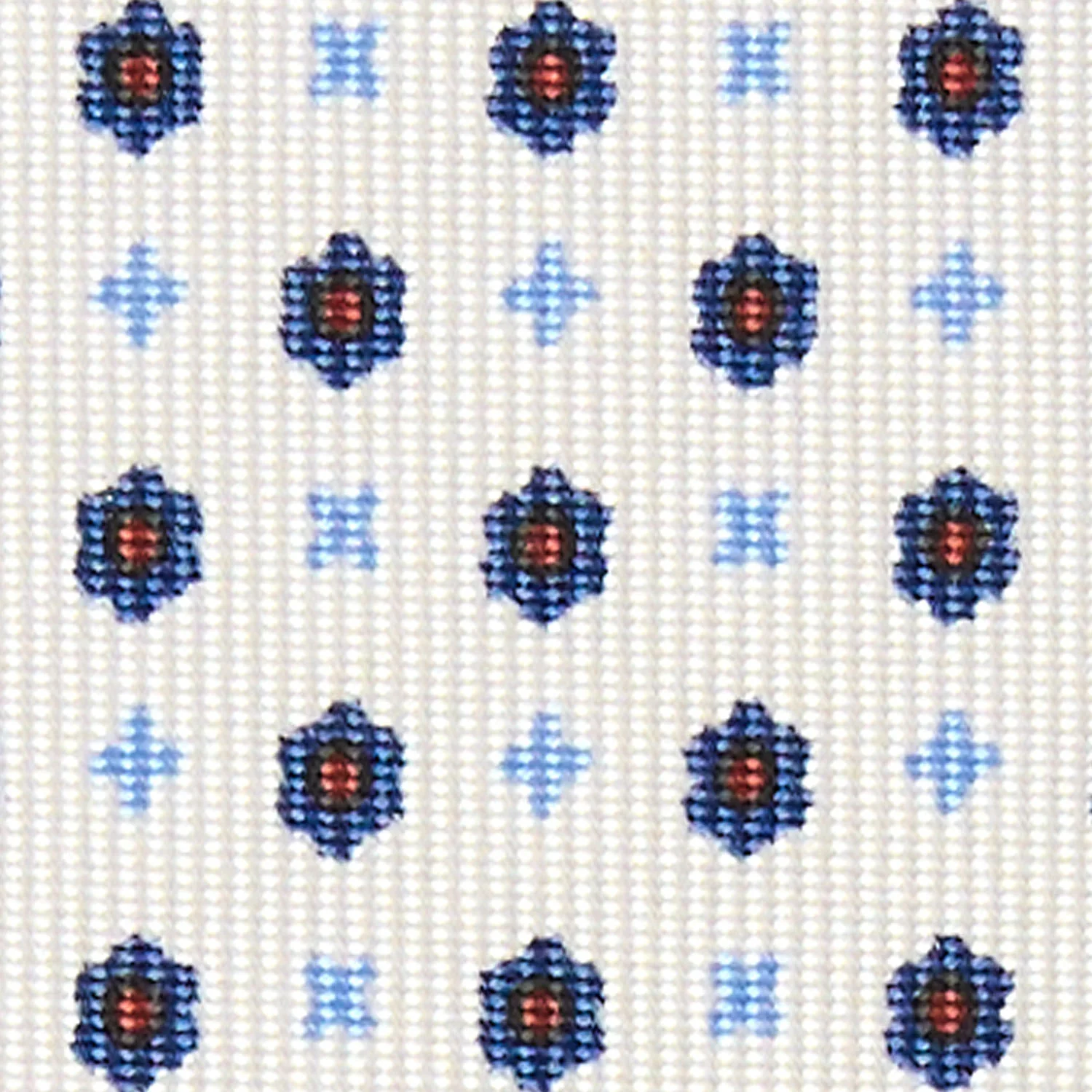 WHITE SARTORIAL CLASSIC SILK TIE - Image 5