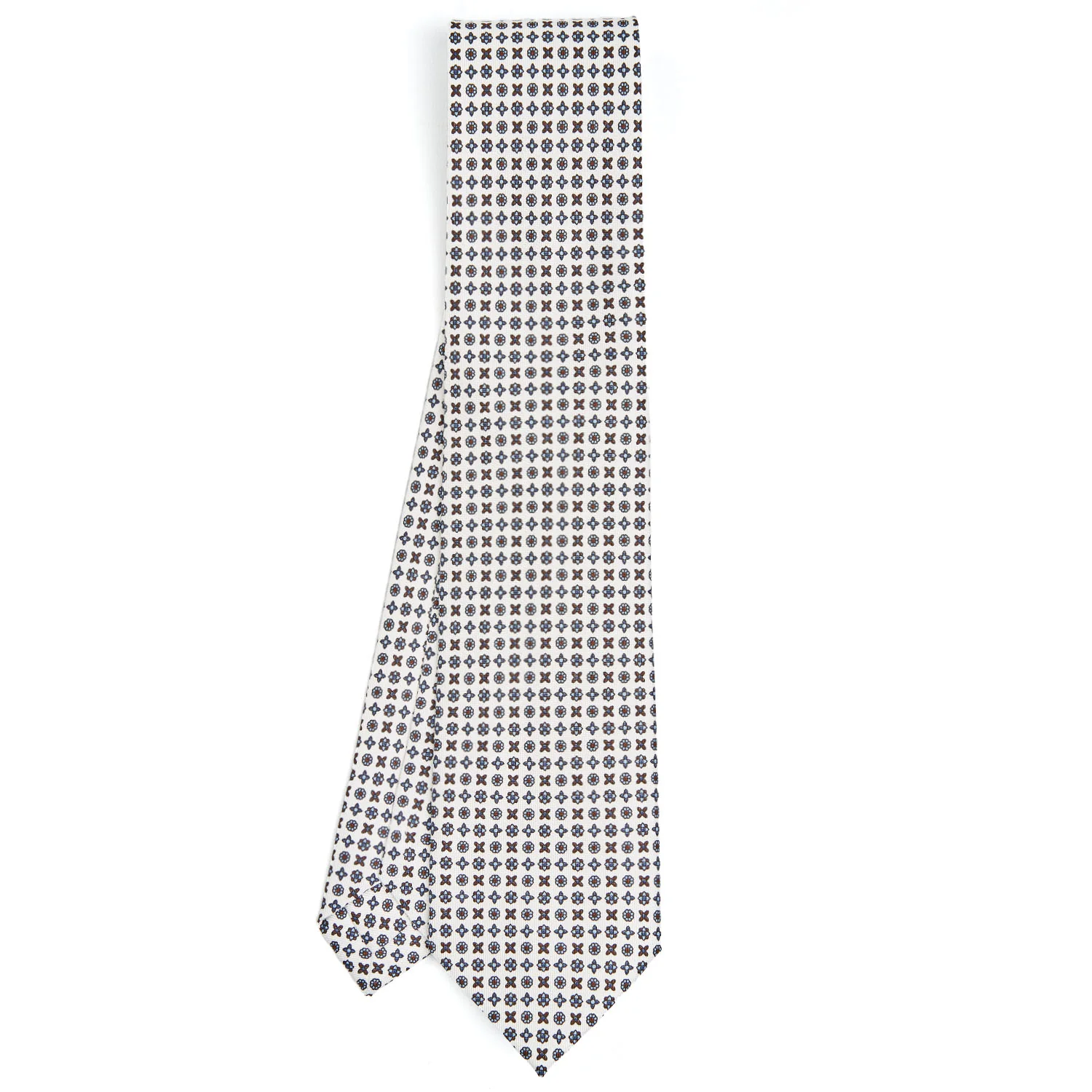WHITE SARTORIAL CLASSIC SILK TIE - Image 2