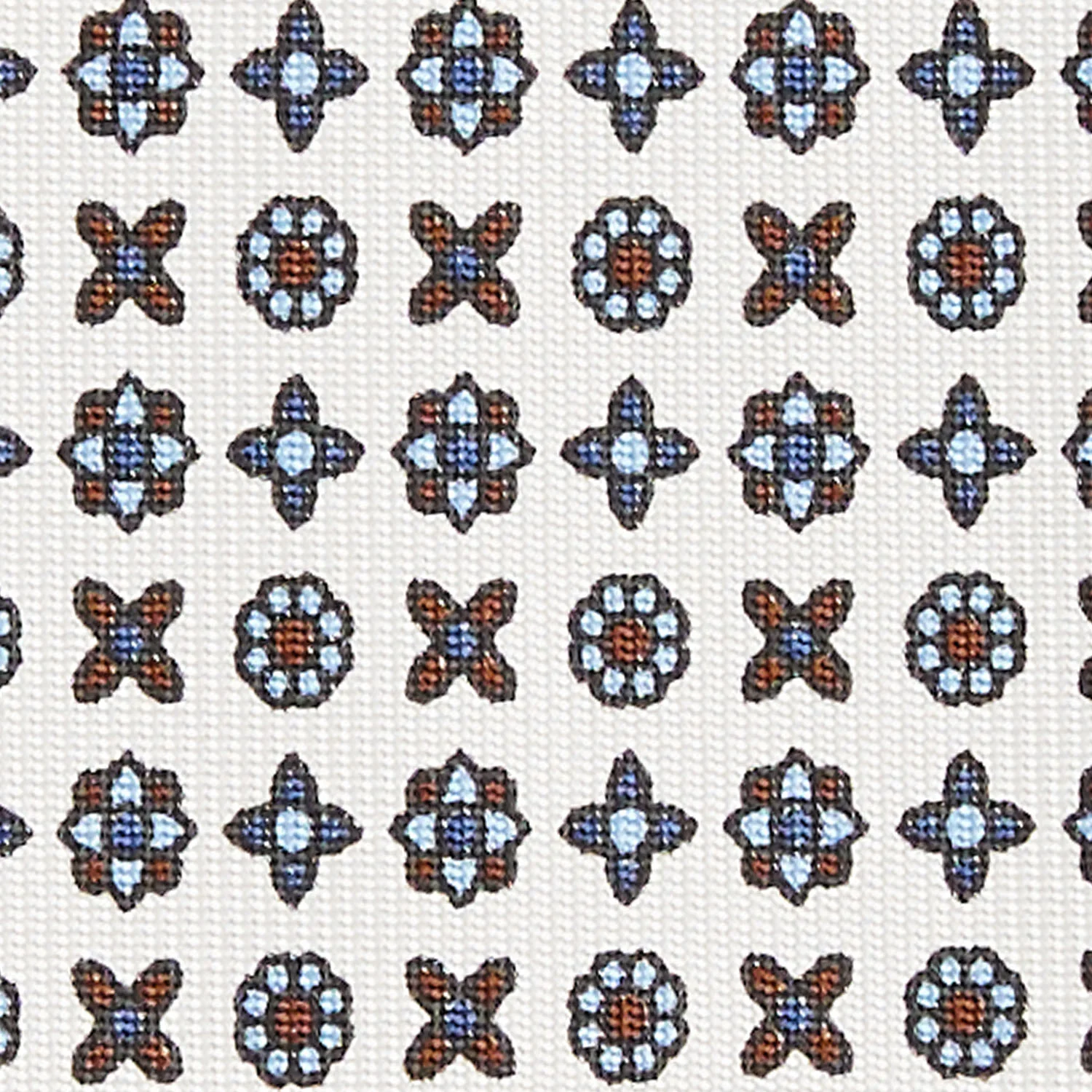 WHITE SARTORIAL CLASSIC SILK TIE - Image 5