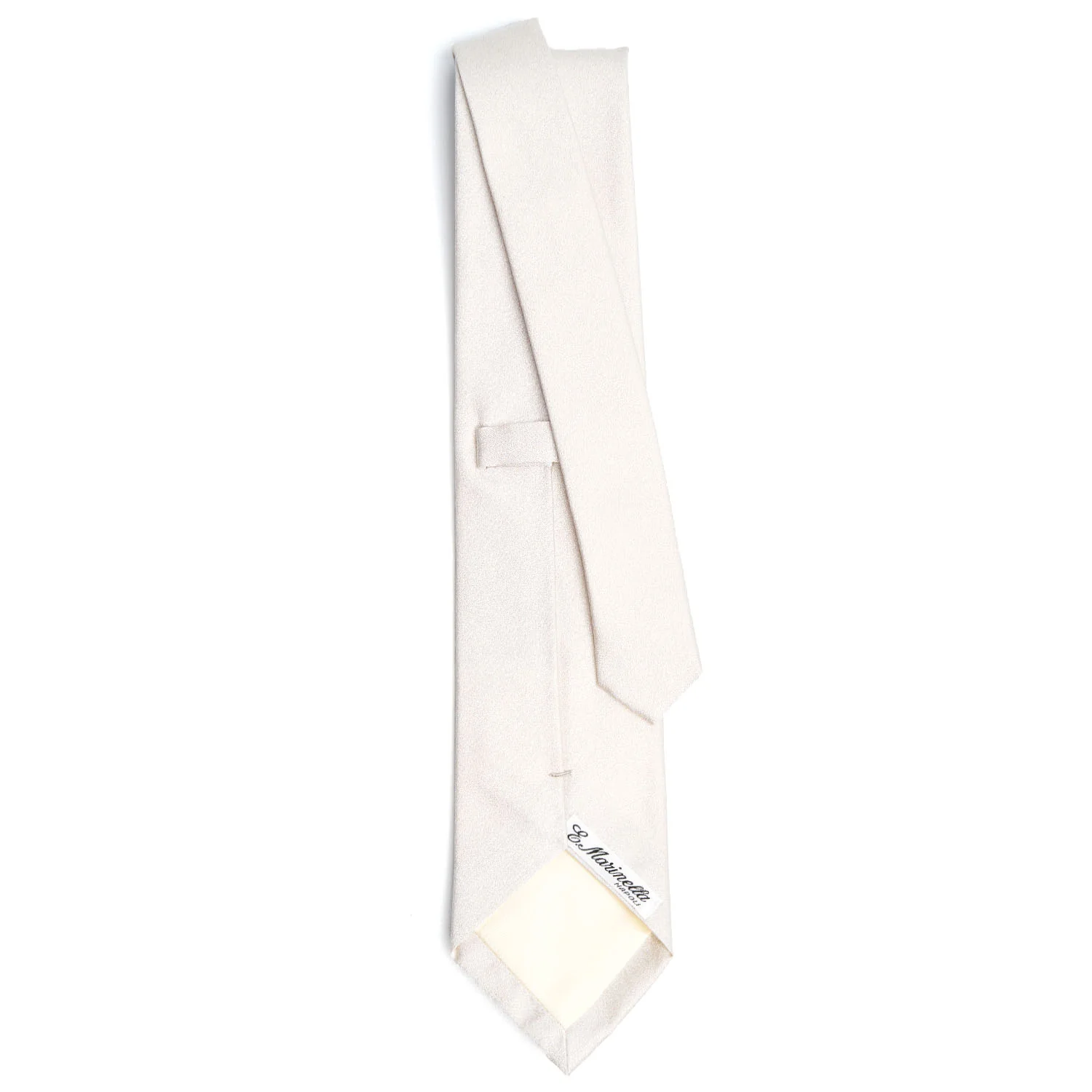 WHITE SARTORIAL JACQUARD SILK TIE - Image 3