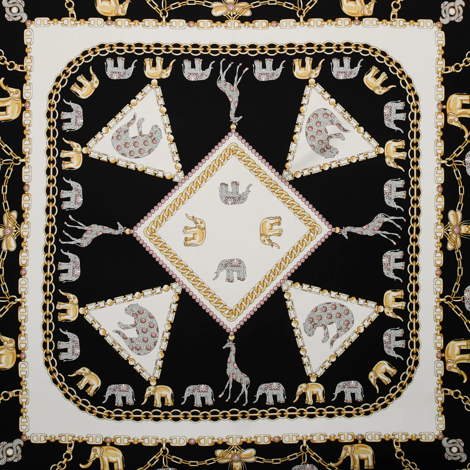 WHITE SILK SCARF 90 - Image 3