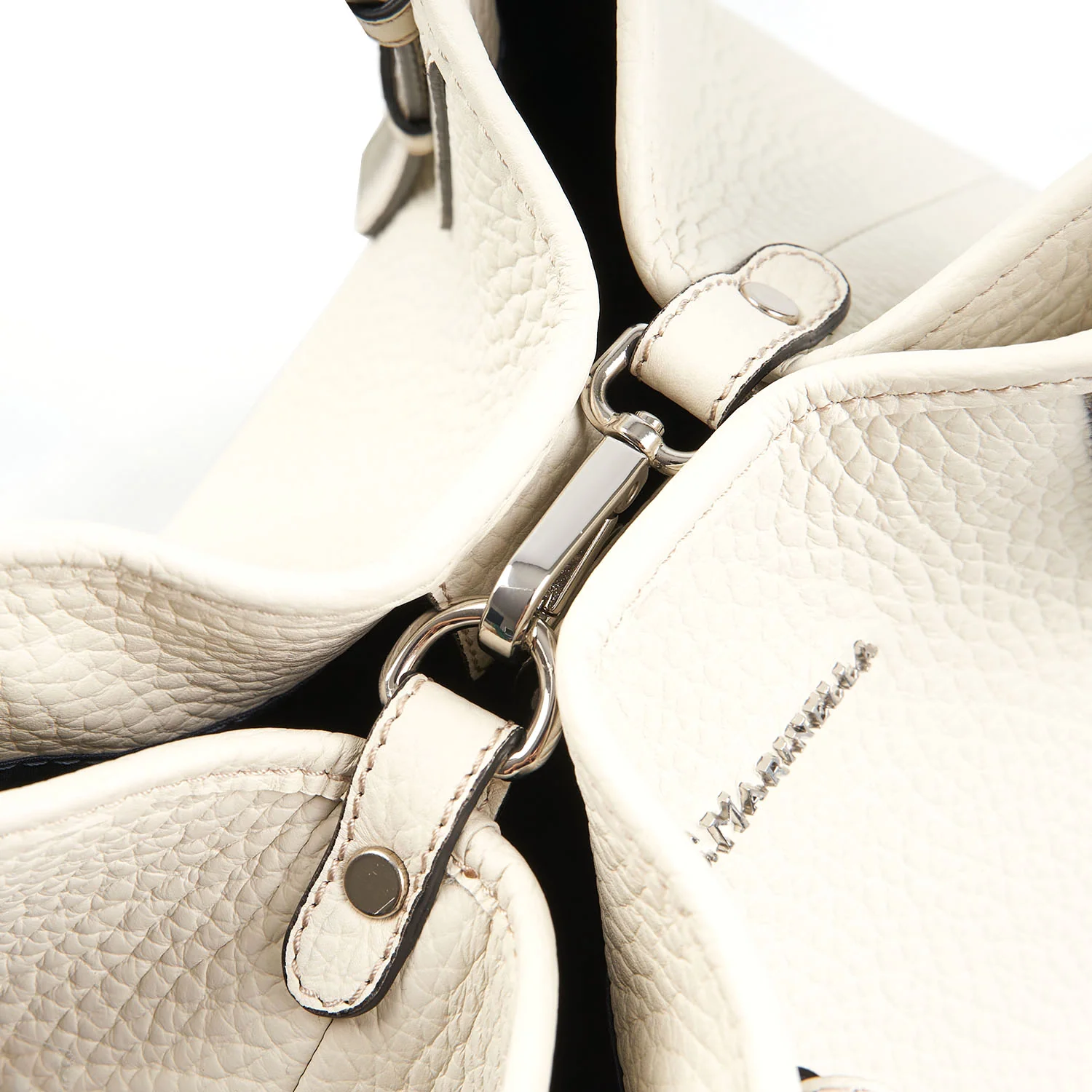 WHITE MIDI TOTE BAG - Image 8