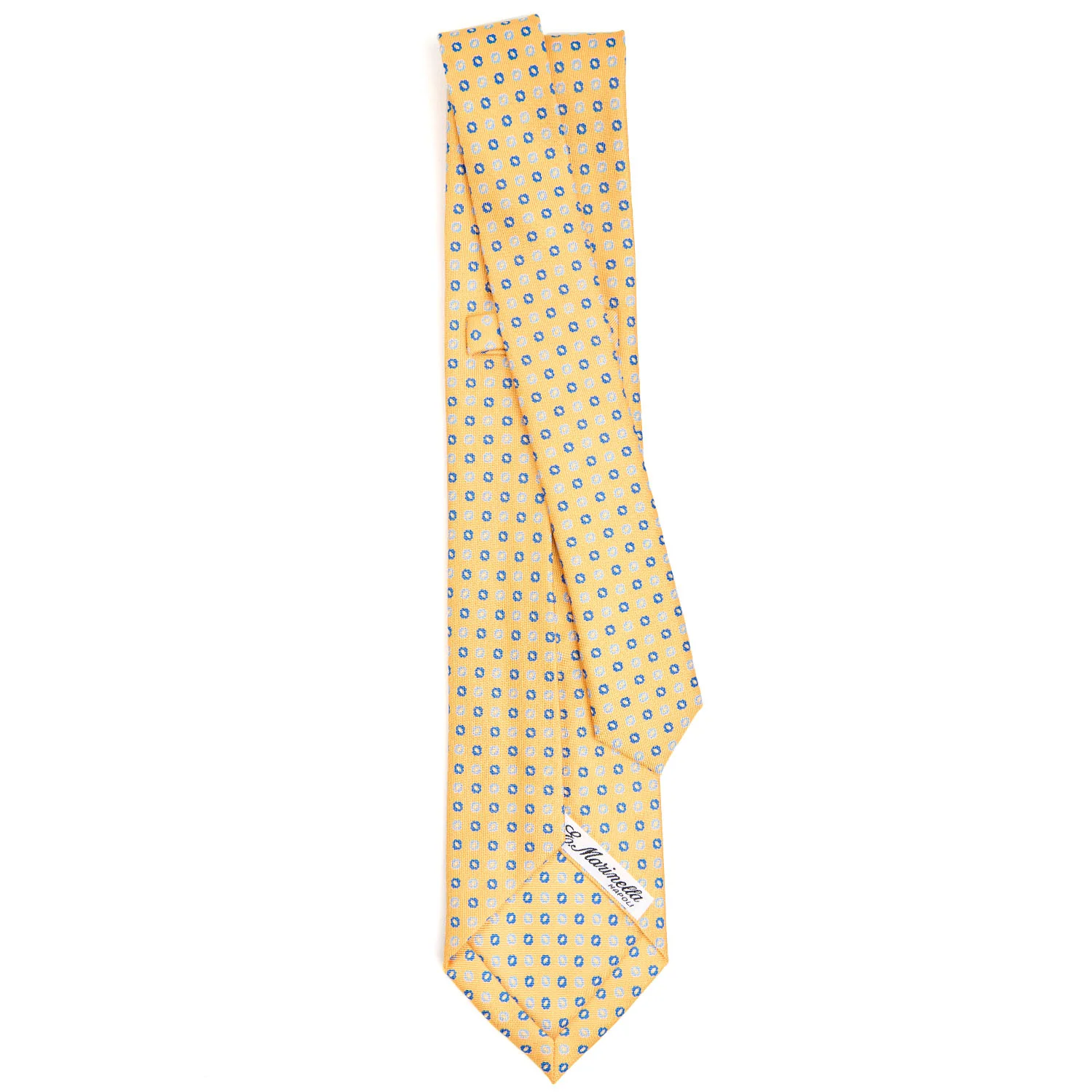 YELLOW 5 FOLD SARTORIAL SILK TIE - Image 3