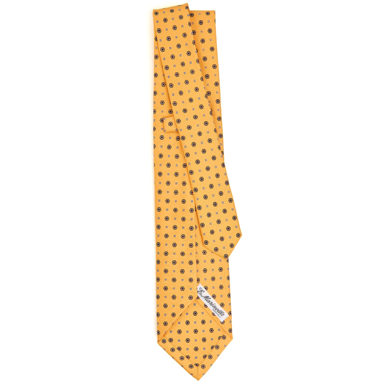 YELLOW 5 FOLD SARTORIAL SILK TIE - Image 3