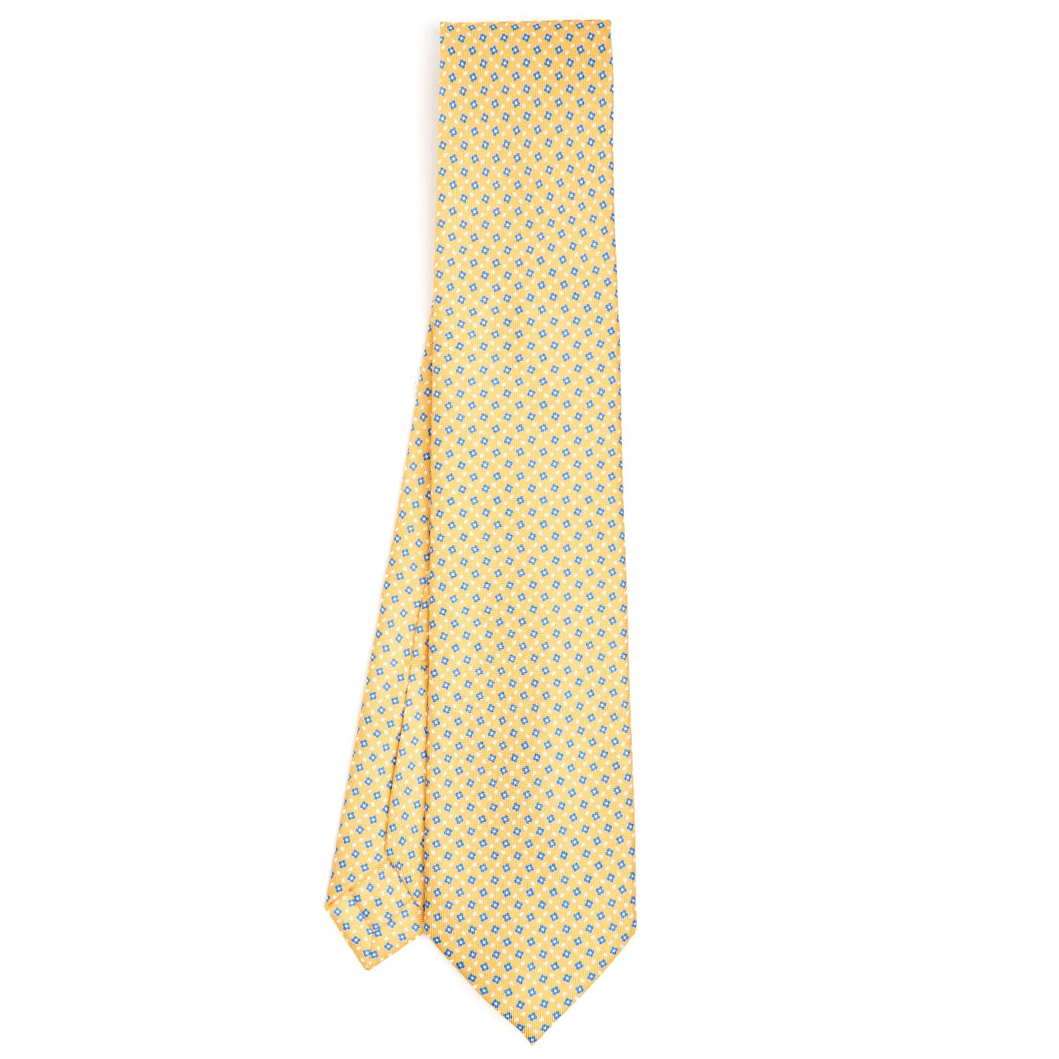 YELLOW 5 FOLD SARTORIAL SILK TIE - Image 2