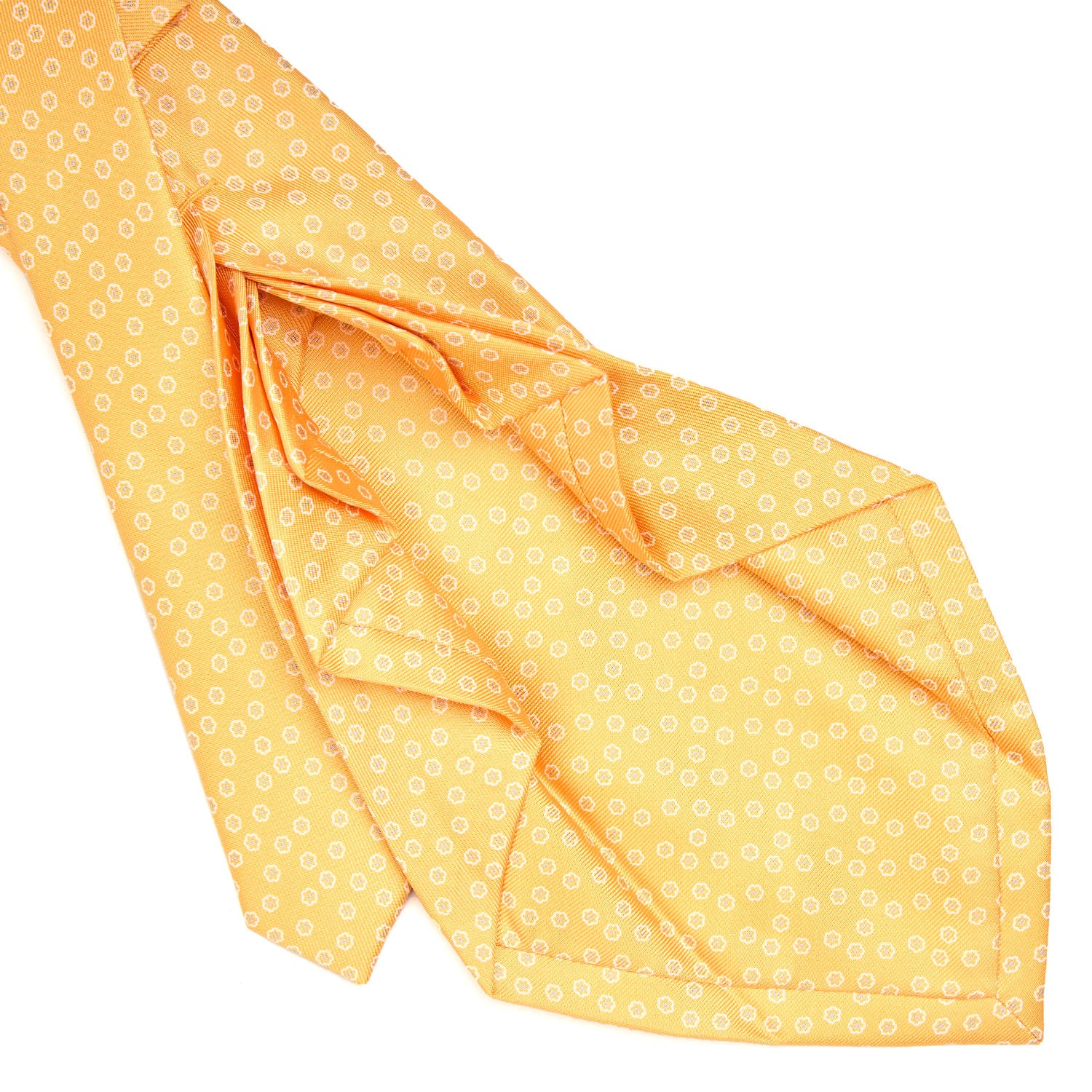 YELLOW 9 FOLD SARTORIAL SILK TIE