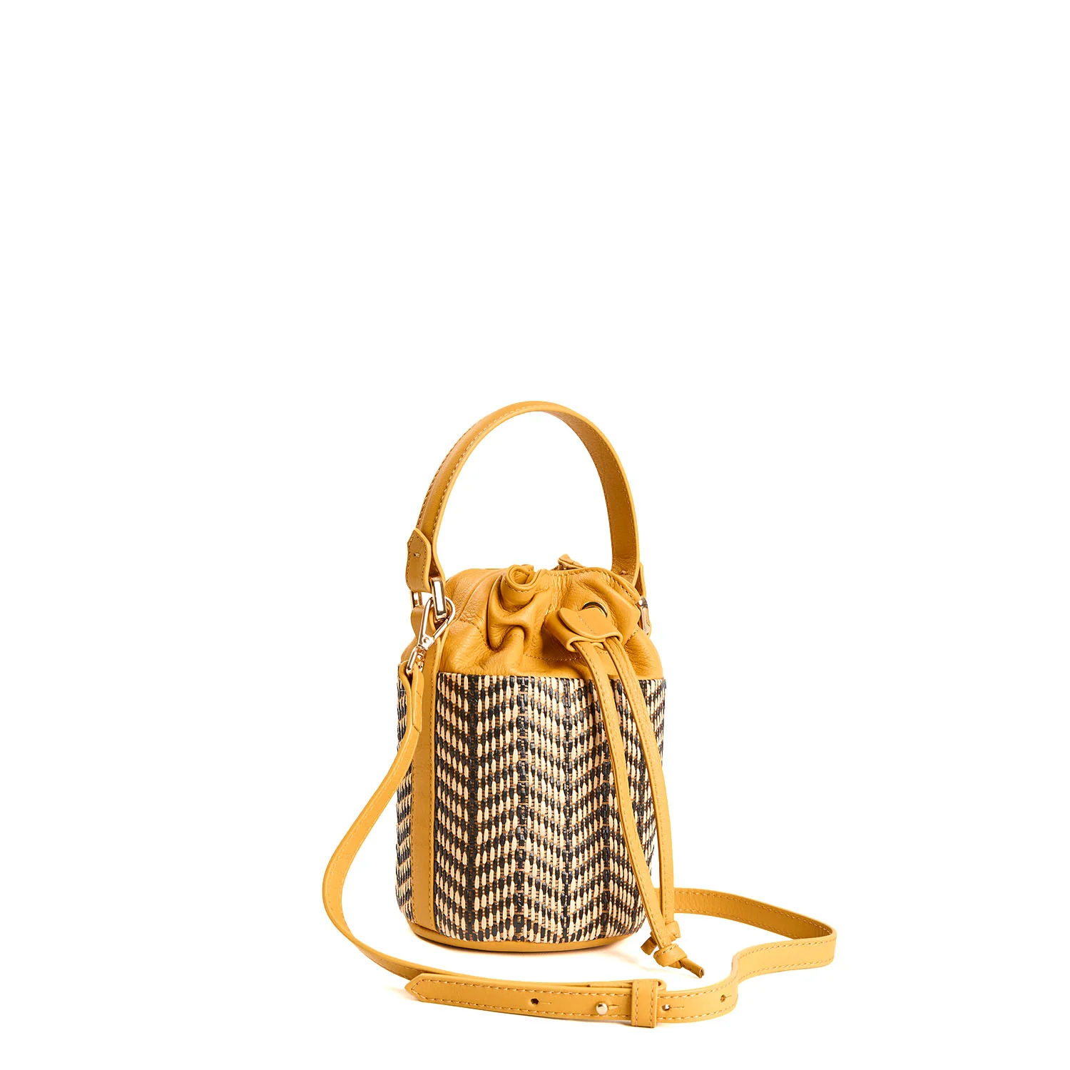 YELLOW BROWN MINI BUCKET - Image 4