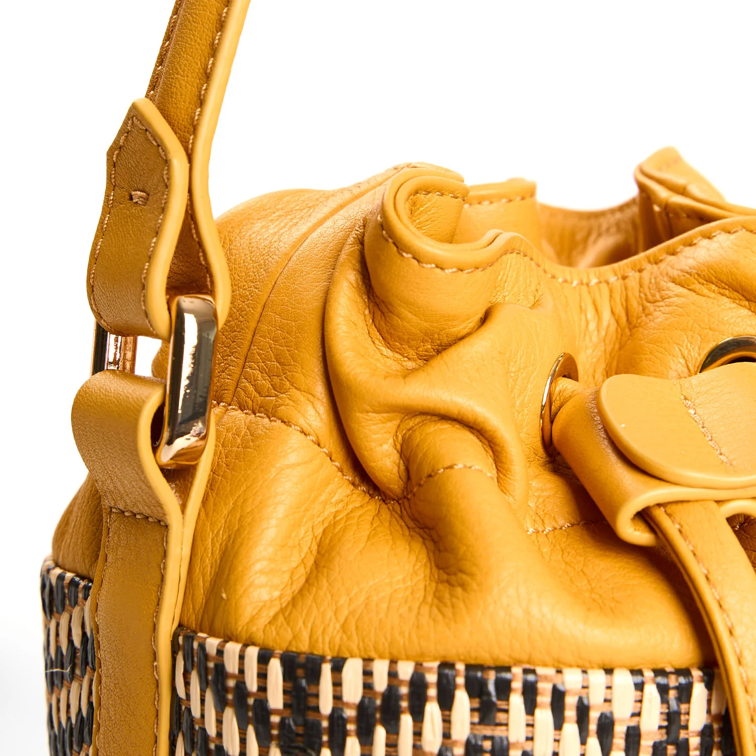 YELLOW BROWN MINI BUCKET - Image 7
