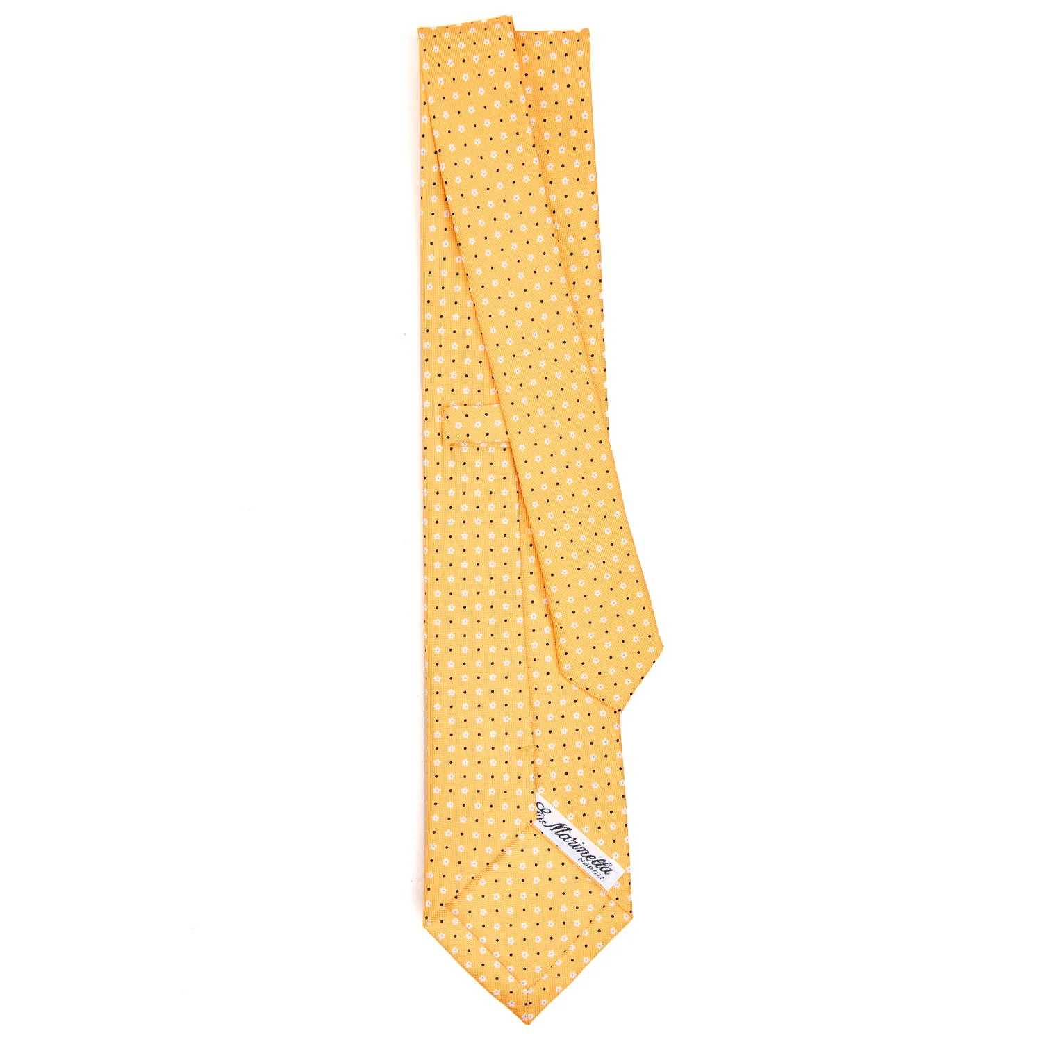 YELLOW CLASSIC SILK TIE - Image 3