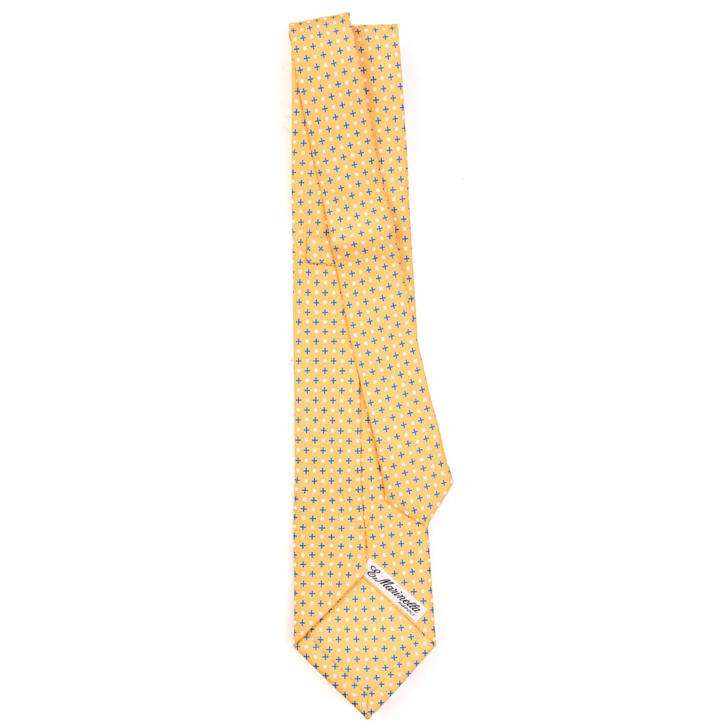 YELLOW EXTRA LONG SARTORIAL SILK TIE - Image 3