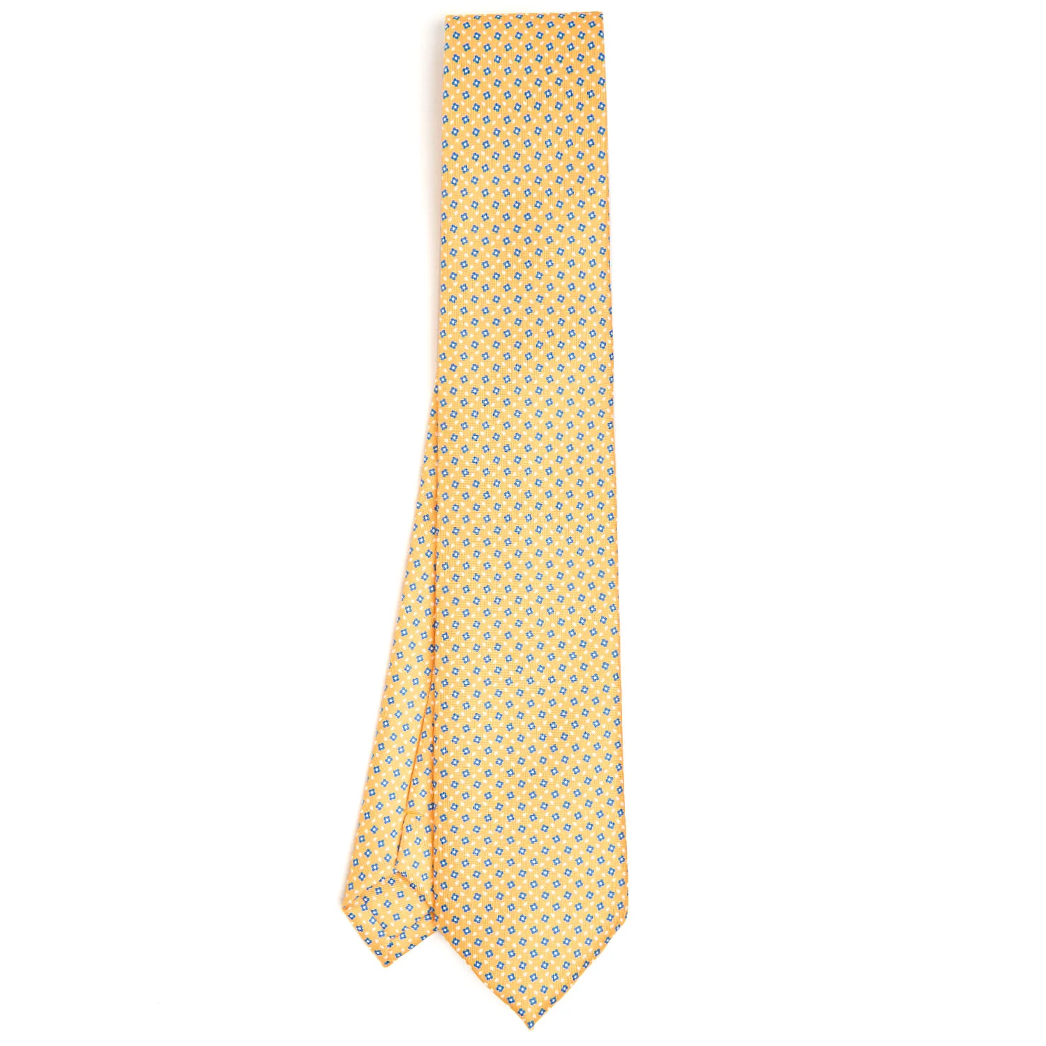 YELLOW EXTRA LONG SARTORIAL SILK TIE - Image 2
