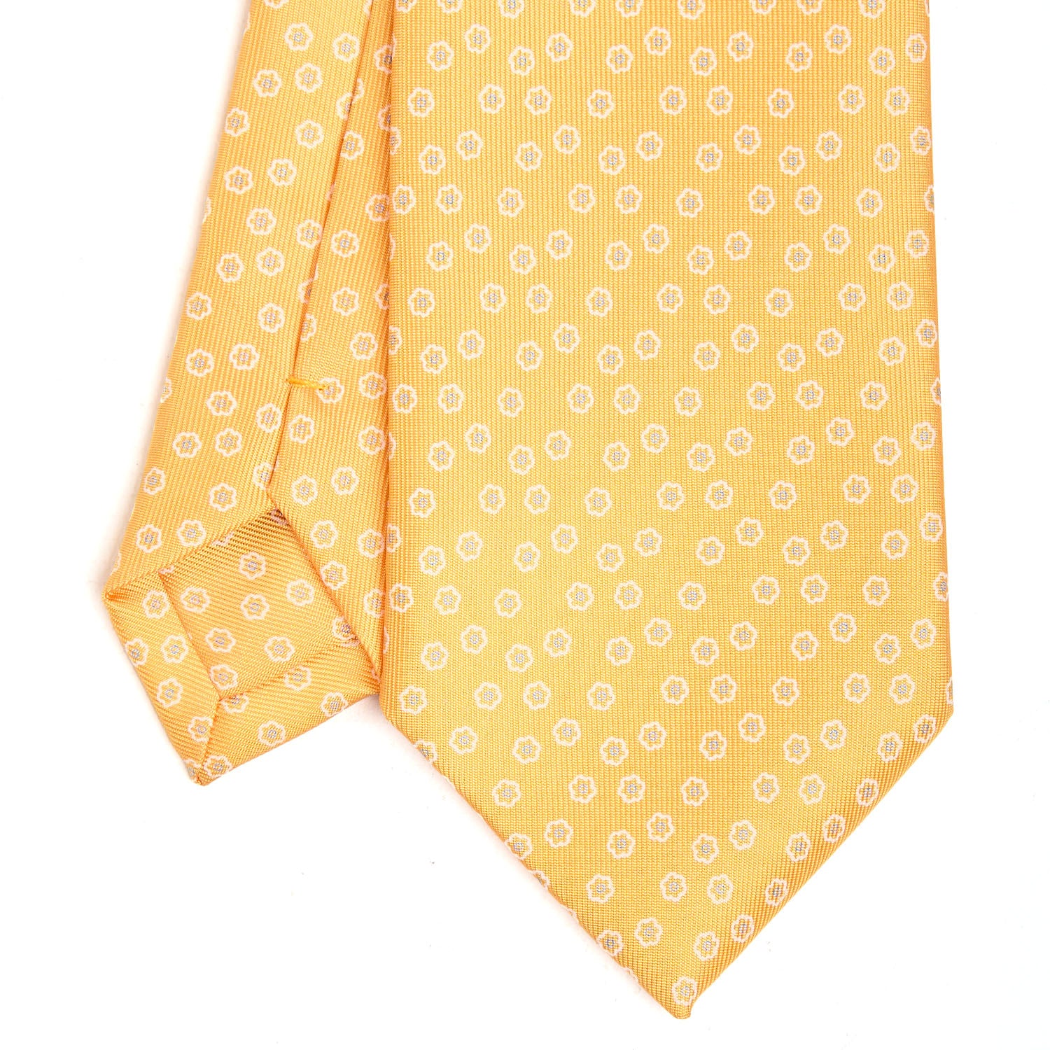 YELLOW EXTRA LONG SARTORIAL SILK TIE
